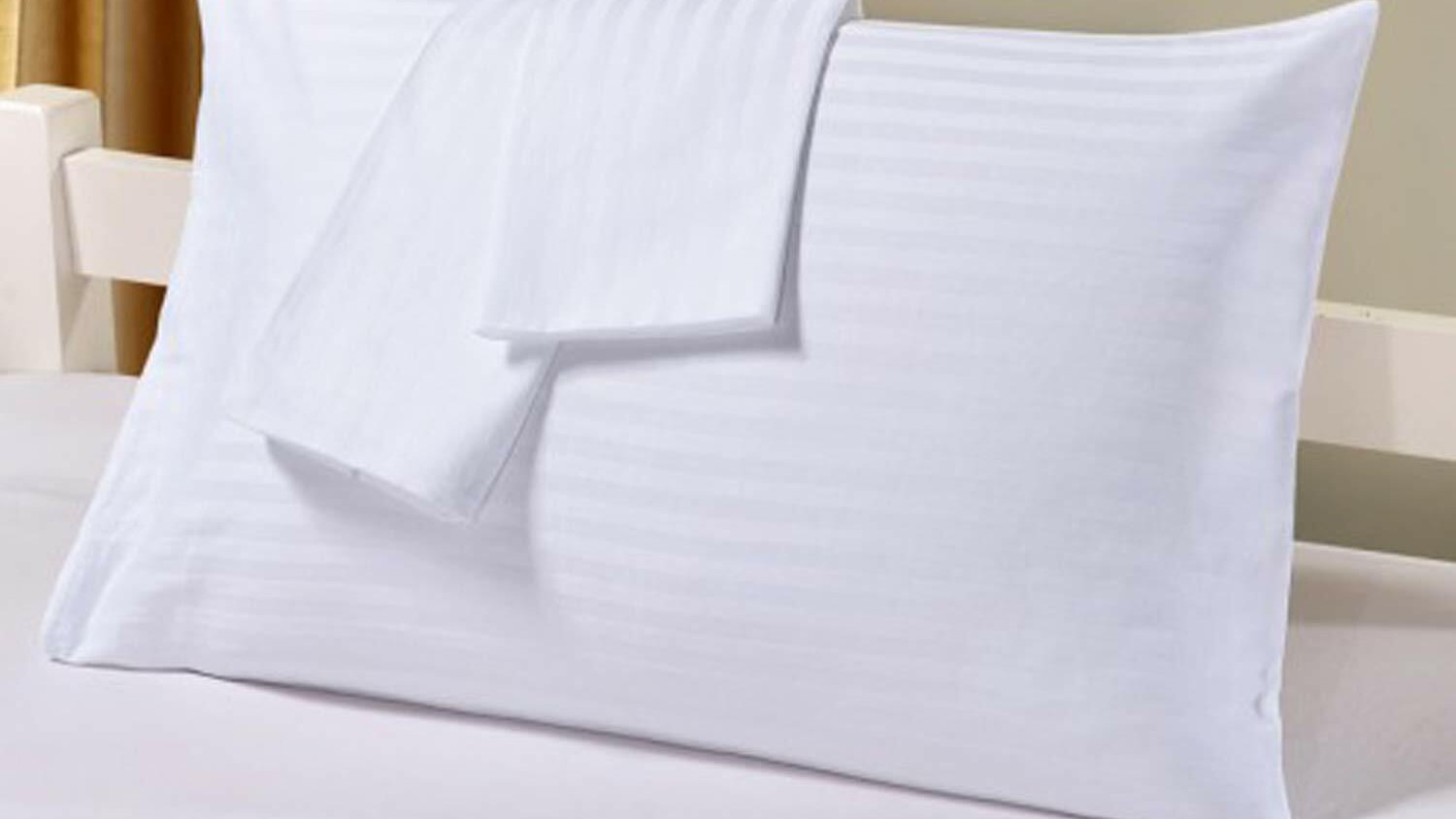 Pillowcase Satin Stripe 1cm